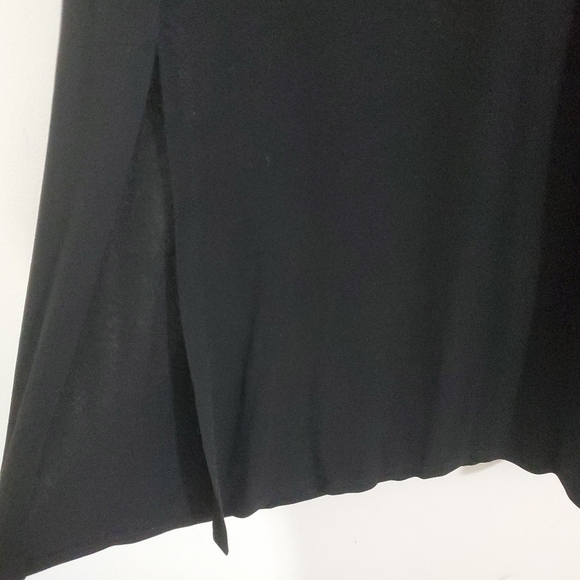 Eileen Fisher Black A-Line Skirt - Picture 6 of 7